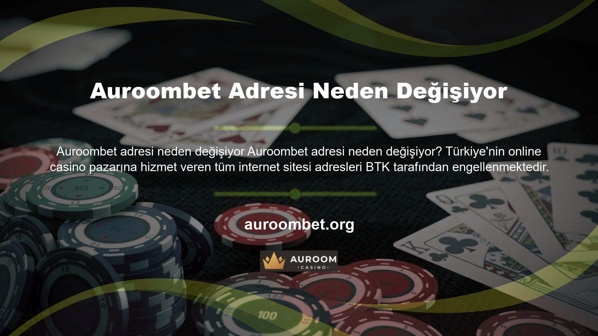 Bunun temel nedeni, çevrimiçi casinonun Türkiye'de yasal olmamasıdır