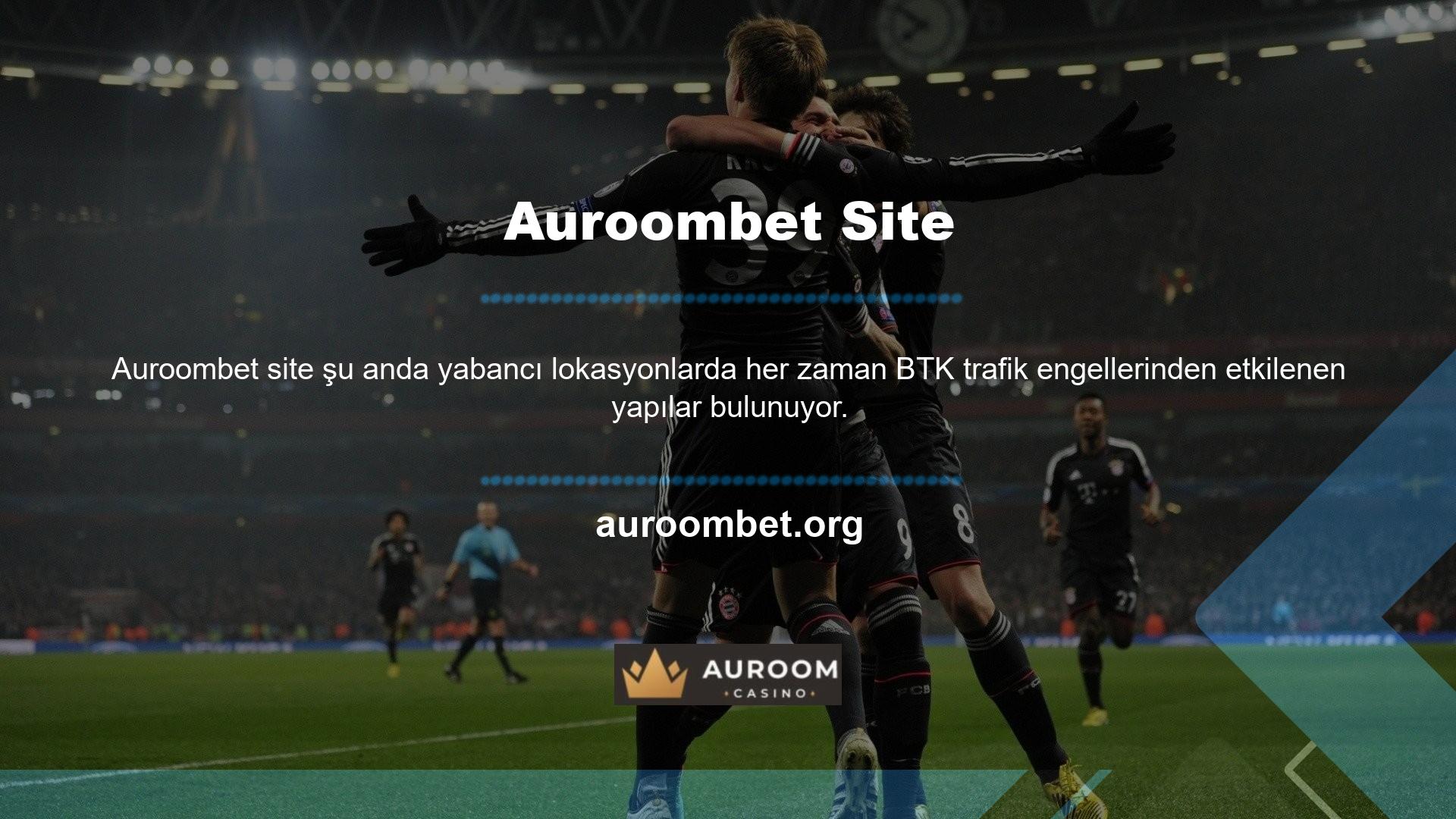 Bu durumda Auroombet mobil girişleri engellemesinin ardından birçok web sitesi yeni alan adı adreslerini güncellemeye başladı